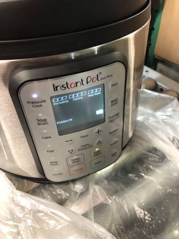 Photo 6 of *****FOR PARTS ONLY*****
Instant Pot Duo Plus 6 qt 9-in-1 Slow Cooker/Pressure Cooker