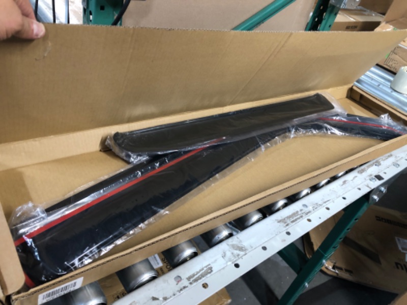Photo 1 of Lightronic WV194242 in-Channel Side Window Visor Deflector Rain Guard, Dark Smoke Shatterproof, 4-Pieces Set for 2010-2023 Toyota 4Runner