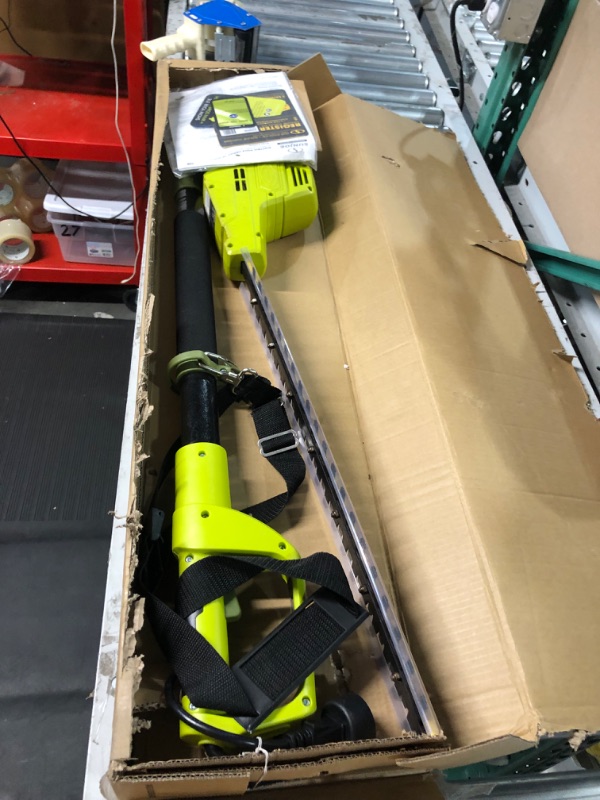 Photo 3 of [FOR PARTS]
Sun Joe Electric Telescoping Pole Hedge Trimmer 21- inch 4 Amp Sjh902e