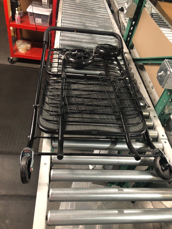 Photo 7 of *Stock photo reference only*Heavy Duty Utility Cart, Shopping Carts for Black