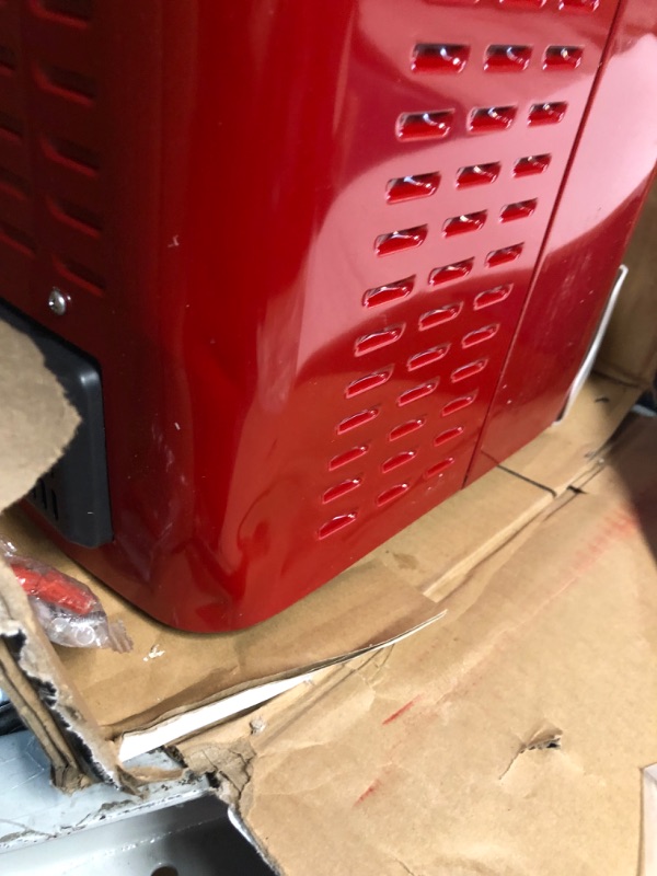 Photo 7 of Galanz Portable Countertop Electric Ice Maker Machine, 22.1 L, Retro Red