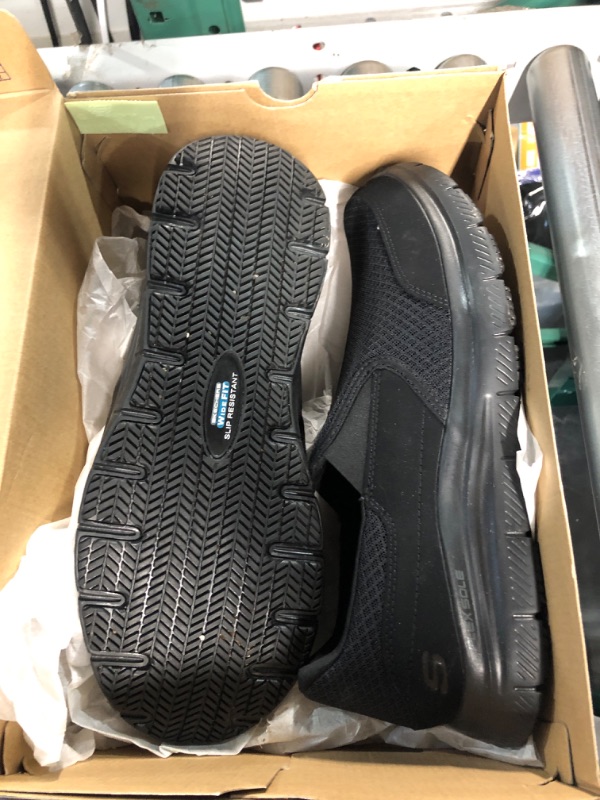 Photo 2 of ****USED****
Skechers for Work Men's Flex Advantage Mcallen Food Service Shoe 11.5 Wide Black