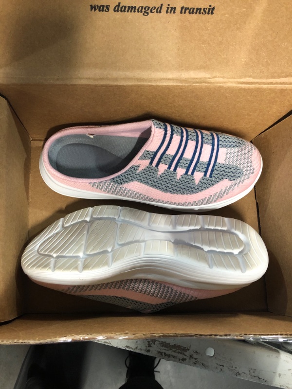 Photo 2 of ***USED***
Fullwei Mesh Mules for Women Dressy,Women Ligtweight Slip On Ladies Slide Loafers Breathable Casual Runing Sports Tennis Sneakers Slipper Shoes (Pink-3, 8.5) 8.5 Pink-3