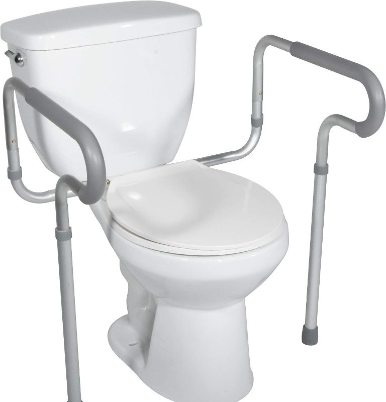 Photo 1 of HEALTHLINE Adjustable Toilet Safety Frame Rails, 