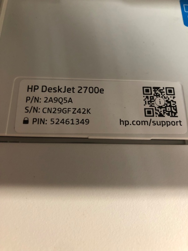 Photo 8 of HP DeskJet 2723e All-in-One Printer 16.7 x 6.06 x 11.97 inches	