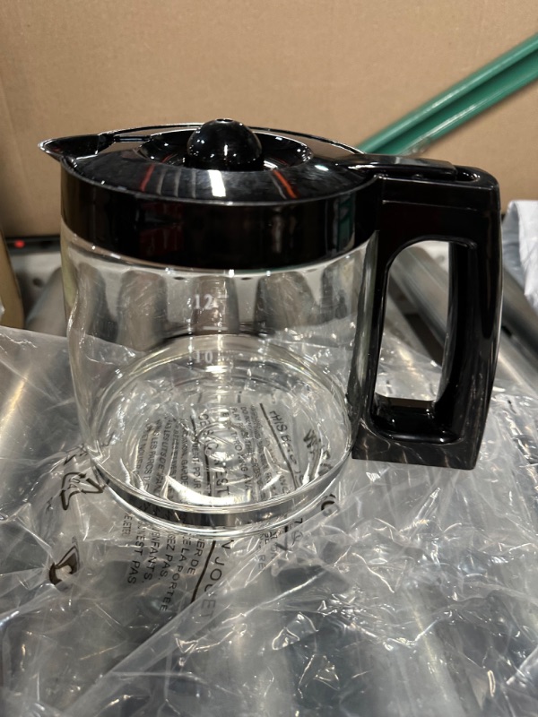 Photo 2 of 12-Cup Replacement Glass Carafe Pot Compatible with Hamilton Coffee Maker 