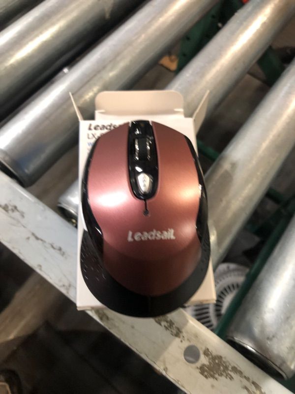 Photo 1 of LeadsaiL Wireless Mouse for Laptop, 2.4G Portable  Coffee Gold 2 pack