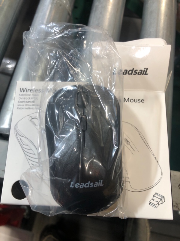 Photo 3 of LeadsaiL Wireless Mouse Silent 2.4G USB  Grey