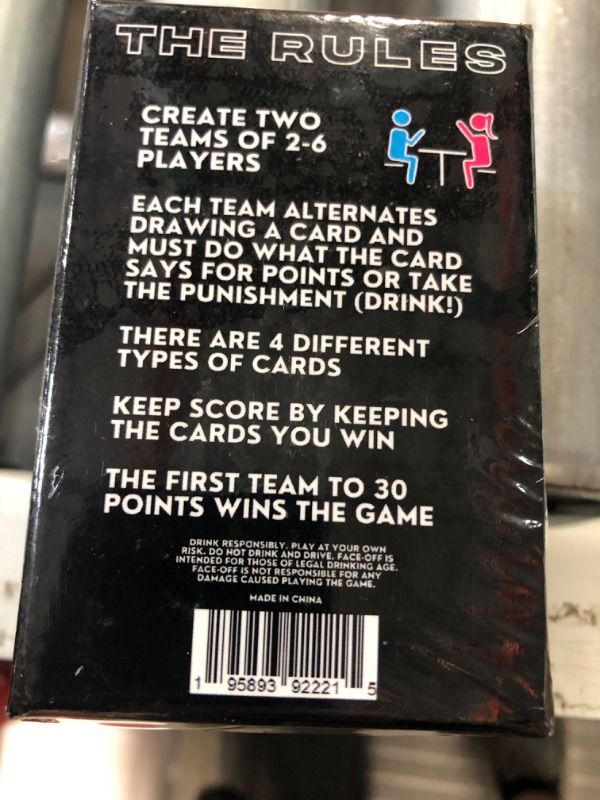 Photo 2 of FACE OFF Drinking Game | Party Card Game for Teams - 150 Cards