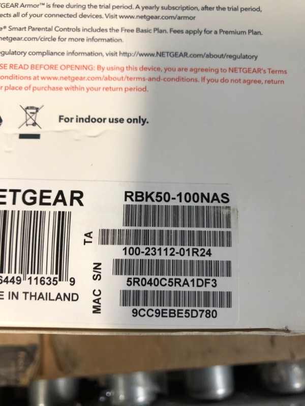 Photo 2 of NETGEAR Orbi Tri-band Whole Home Mesh WiFi System with 3Gbps Speed (RBK50) – Router & Extender Replacement Covers Up to 5,000 sq. ft., 2-Pack Includes 1 Router & 1 Satellite White