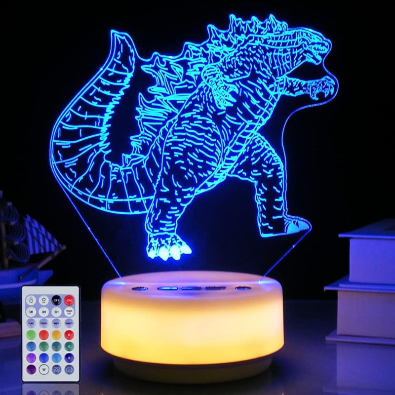 Photo 1 of SHINECLOUD 3D Night Light Animal Decor Lamp for Kids,14 Color Kawaii Room Mood Light, Warm White Base LED lamp, Birthday Gifts/Holiday Gifts for Boys and Girls, Holiday Gifts for Kids