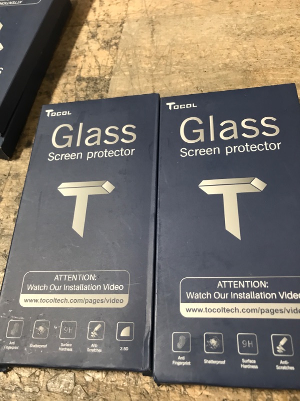 Photo 2 of ***Pack of 2***TOCOL [3+3 Samsung Galaxy A33 5G Screen Protector- 3 Pack Screen Protector & 3 Pack Camera Lens Protector, Tempered Glass Screen Protector for Galaxy A33 5G 6.4'', Anti-Scratch, [Alignment Tool]