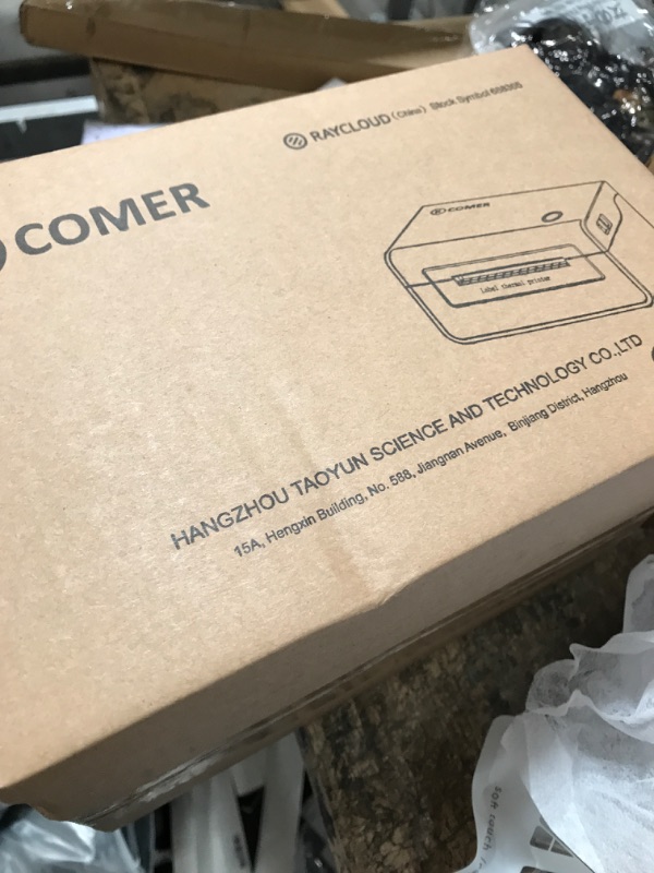 Photo 2 of K Comer Shipping Label Printer 150mm/s High-Speed 4x6 Direct Thermal Label Printing for Shipment Package 1-Click Setup on Windows/Mac,Label Maker Compatible with Amazon, Ebay, Shopify, FedEx,USPS,Etsy BASIC VERSION