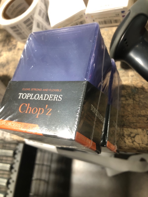 Photo 2 of Pack of 2*** Chop'z, Toploader Card Protectors - 3" x 4" Sports Cards Holder - Baseball Card Holder - Pokemon Card Protectors - Trading Cards Plastic Case, 35 Count Pack