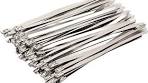Photo 1 of 100 pcs 6'' stainless steel locking cable ties
