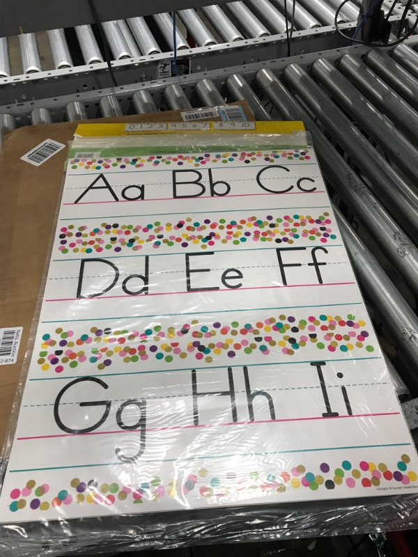 Photo 2 of Teacher Created Resources Confetti Alphabet Line Bulletin Board (TCR8804)