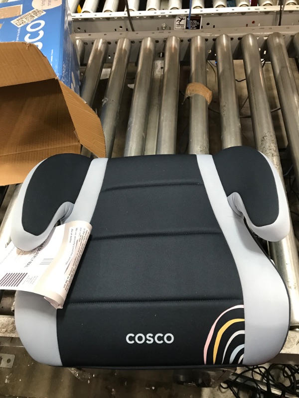 Photo 2 of Cosco Topside Backless Booster Car Seat, Lightweight 40-100 lbs, Rainbow