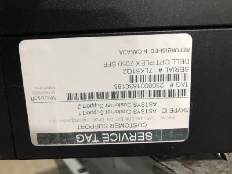 Photo 4 of Dell OptiPlex 7050 Small Form Factor, Intel Core Quad i7 6700 up to 4.0 GHz, 16G DDR4, 1T SSD, 4K Support, WiFi, BT 4.0, DVDRW, DP, HDMI, Win 10 Pro 64-Multi-Language Support En/Sp/Fr(Renewed)