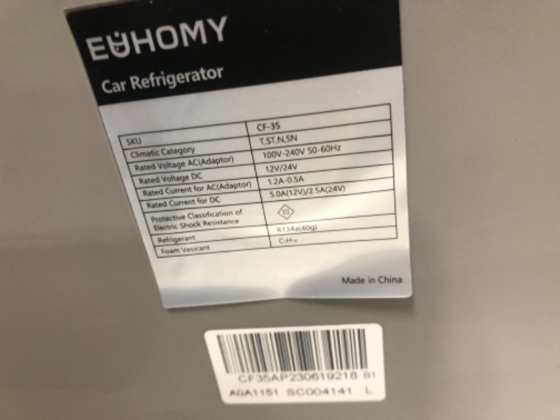 Photo 8 of EUHOMY 12 Volt Car Refrigerator,47 Quart(45L) Car Fridge Electric Cooler APP Control,12V Refrigerator -4?~68? with 12/24V DC & 110-240V AC, Portable Refrigerator for Camping, Travel, RV, Truck, Home
