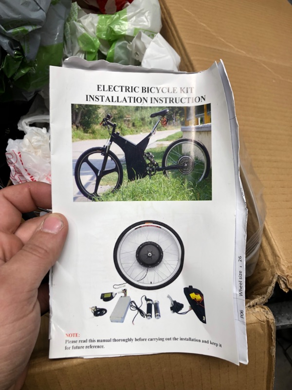 Photo 1 of ***SEE NOTES***electric bicycle installation kit