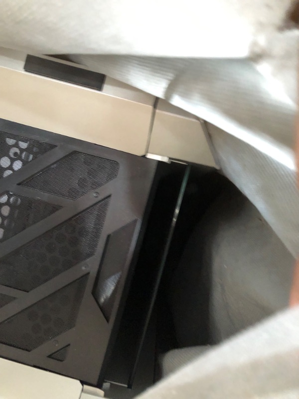 Photo 1 of ASUS ROG Strix Helios GX601 White Edition RGB Mid-Tower Computer Case for ATX/EATX Motherboards with tempered glass, aluminum frame, GPU braces, 420mm radiator support and Aura Sync
