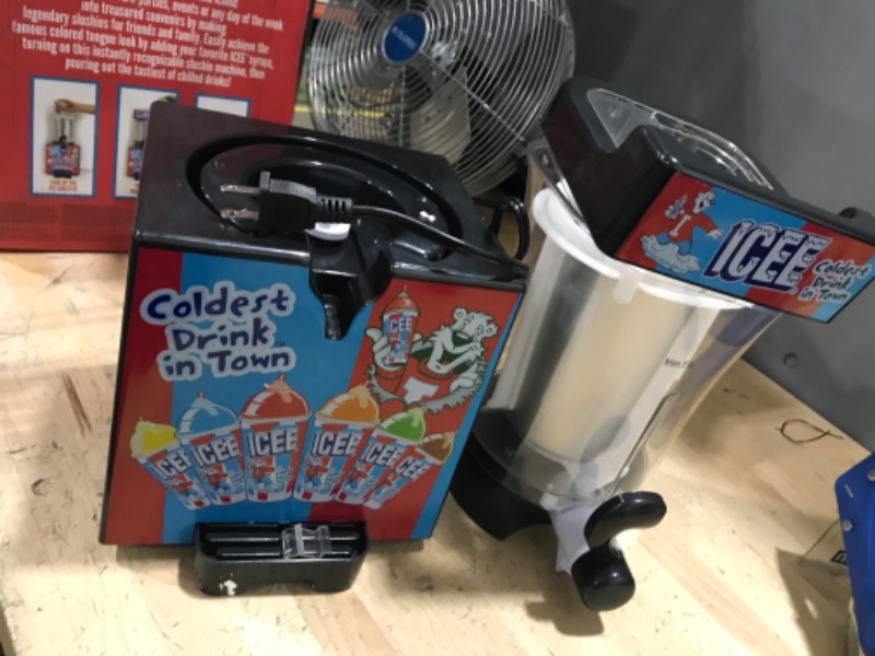 Photo 2 of iscream Genuine ICEE Brand Counter-Top Sized ICEE Slushie Maker - Spins Your Pre-Chilled Ingredients with Your Ice into ICEE Slushies!