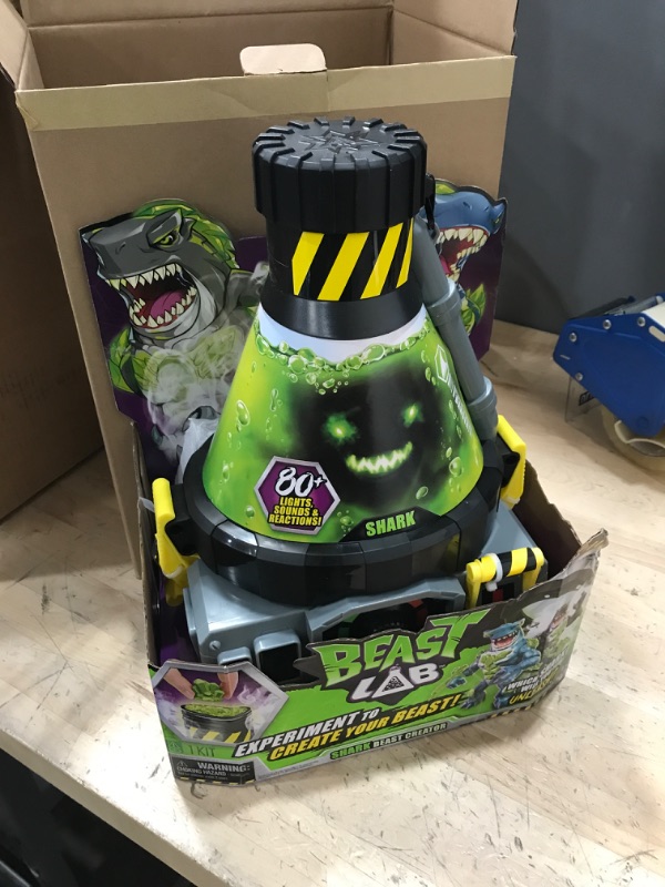 Photo 2 of Beast Lab – Shark Beast Creator. Add Ingredients & Follow The Experiment's Steps to Create Your Beast! with Real Bio Mist & 80+ Lights, Sounds and Reactions – Shark Style May Vary Sharks