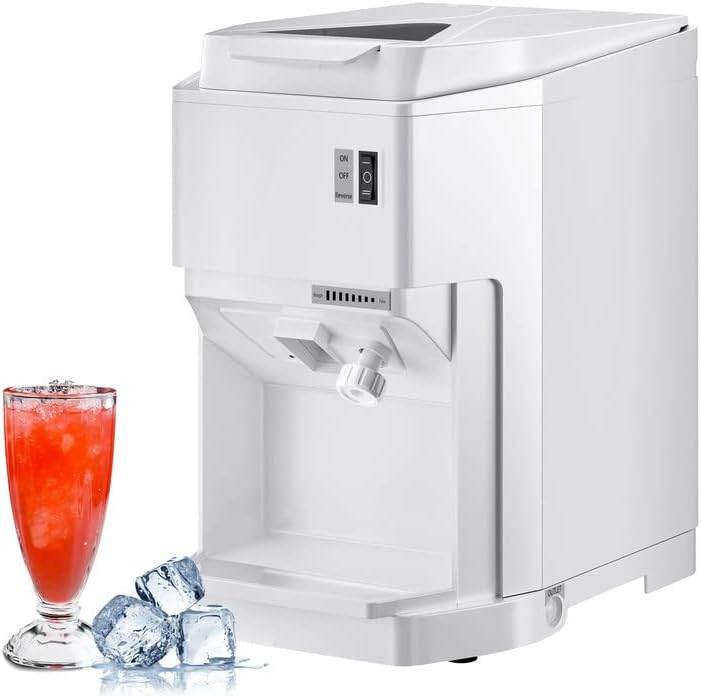 Photo 1 of Electric Snow Cone Machine, Ice Crusher Machine,265lbs/hr,w/Adjustable Ice Fineness,Shaved Ice Machine for Restaurants,Bars,Home or Commercial Use
