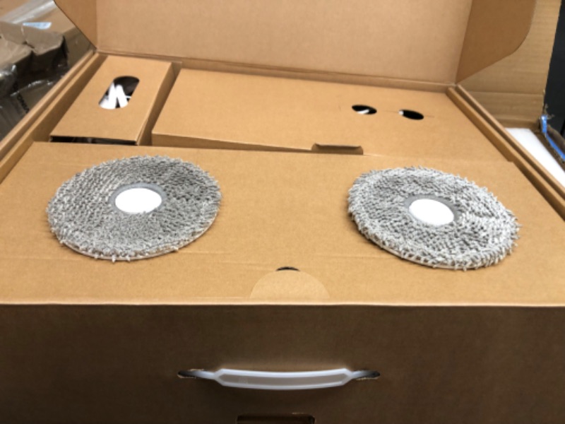 Photo 1 of ECOVACS DEEBOT T20 Omni Robot Vacuum and Mop, Hot Water Mop Washing, Self-Emptying, Hot Air Drying, 6000Pa Suction, OZMO Turbo Spinning Mop with Auto Mop Lift, Obstacle Avoidance, YIKO Voice Assistant
