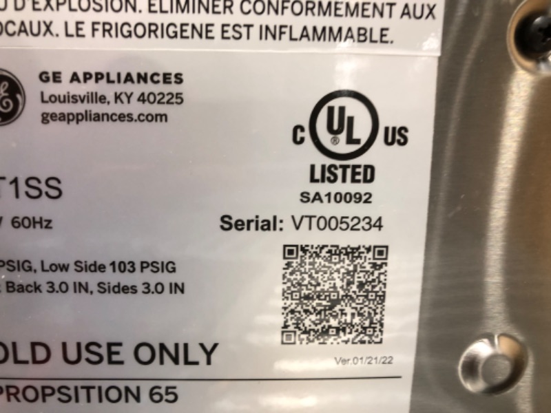 Photo 5 of GE Profile Opal 1.0 Nugget Ice Maker| Countertop Pebble Ice Maker | Portable Ice Machine Makes up to 34 lbs. of Ice Per Day | Stainless Steel Finish
