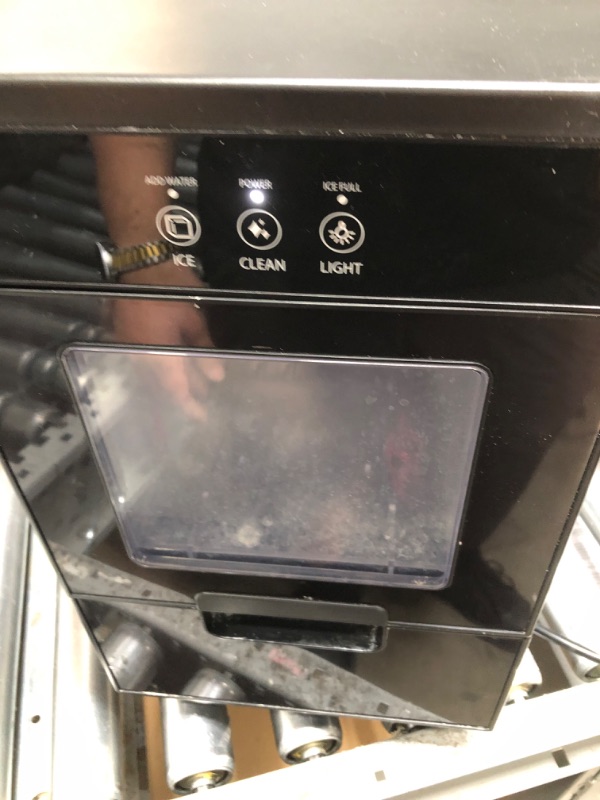 Photo 2 of 44 lbs. Portable Nugget Ice Maker in Black