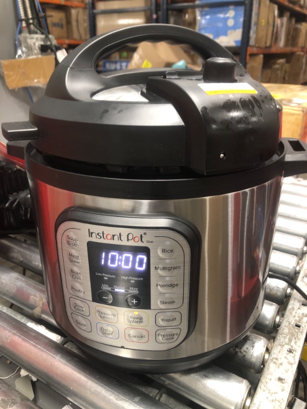 Photo 2 of *SEE NOTES* Instant Pot Duo 7-in-1 Electric Pressure Cooker, Slow Cooker, Rice Cooker, Steamer, Sauté, Yogurt Maker, Warmer & Sterilizer, Includes App With Over 800 Recipes, Stainless Steel, 8 Quart 8QT Duo