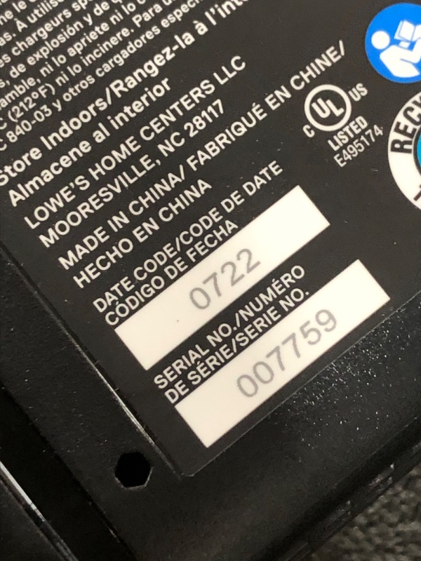 Photo 4 of 40v 40 2 Amp Hour; Lithium Ion (li-ion) Battery
