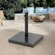 Photo 1 of 40 lbs. Cement Patio Umbrella Base in Black
