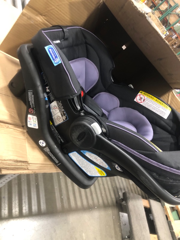 Photo 3 of * used * 
Graco SnugRide SnugLock 35 LX Featuring TrueShield Technology, Ion Black