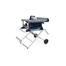 Photo 1 of 10-in 15-Amp Portable Jobsite Table Saw with Gravity Rise Stand
