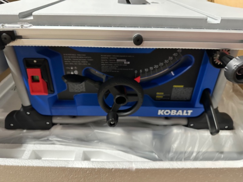 Photo 7 of 10-in 15-Amp Portable Jobsite Table Saw with Gravity Rise Stand
