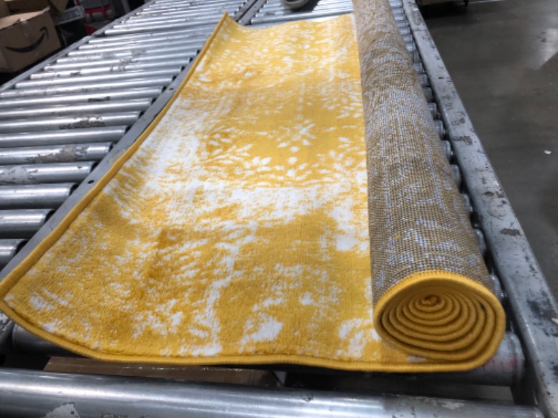 Photo 1 of 4 x 8 area rug yellow