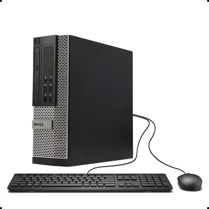 Photo 1 of DELL OPTIPLEX 7020 SFF Desktop Computer,Intel Core I5-4570 3.2GHz up to 3.6GHz, 16GB DDR3, 2TB HDD, DVD, WIFI, HDMI, VGA, Display Port, USB 3.0, Bluetooth 4.0, Win10Pro64 (Renewed)