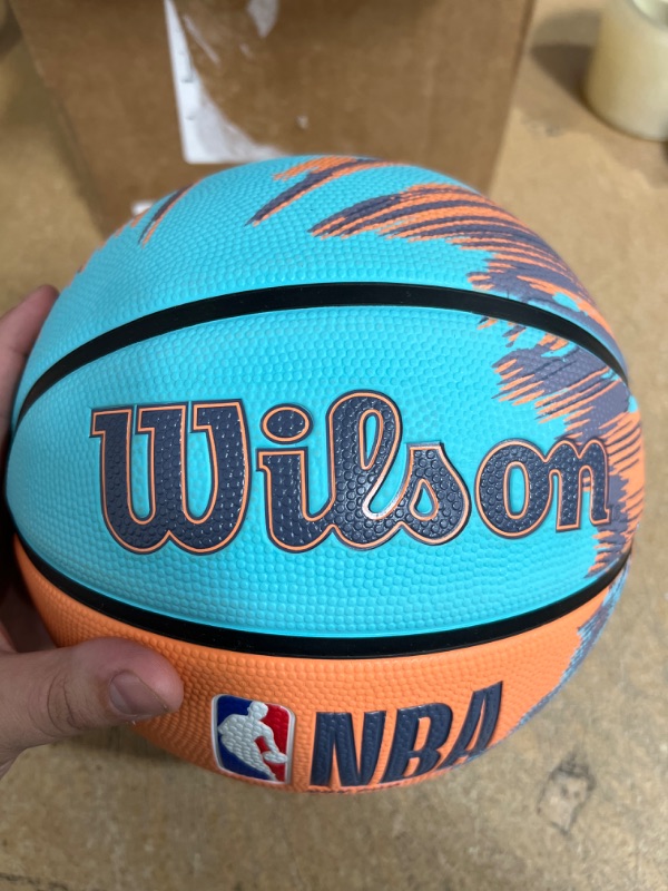 Photo 3 of WILSON NBA DRV Series Indoor/Outdoor Basketballs Blue/Orange Size 5 - 27.5" DRV Pro Streak Basketball