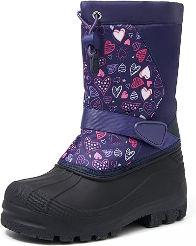 Photo 2 of K KomForme Snow Boots for Boys & Girls Warm Waterproof Slip Resistant Winter Shoes (Toddler/Little Kid/Big Kid) SIZE 2