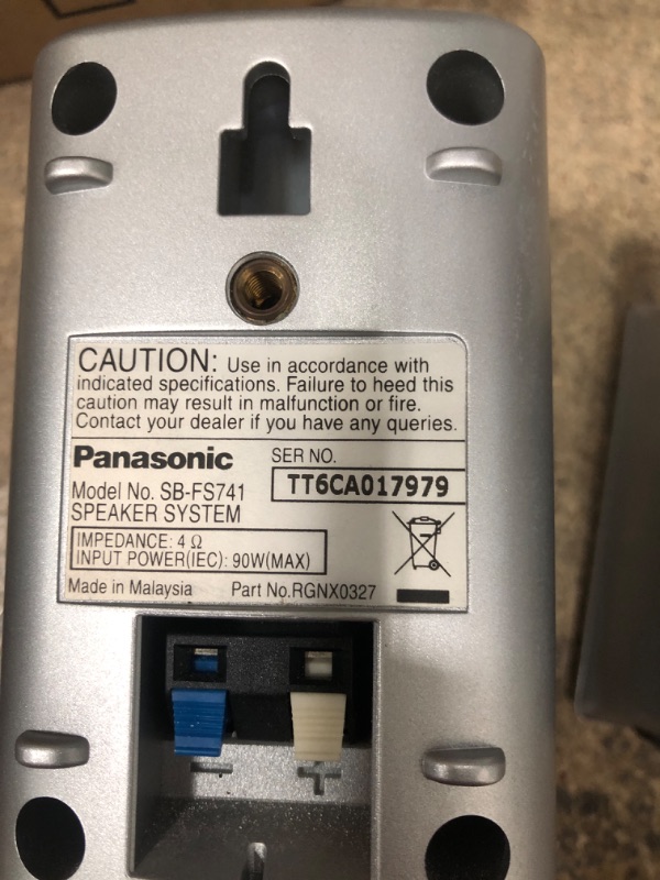 Photo 1 of 3 PC PANASONIC SPEAKER SET 