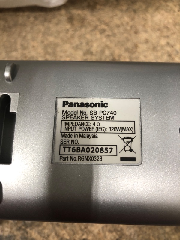 Photo 4 of 3 PC PANASONIC SPEAKER SET 