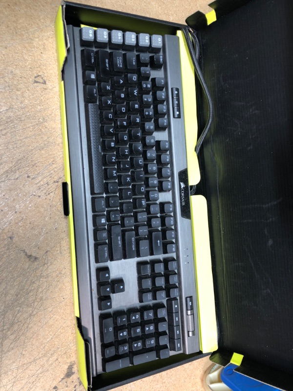 Photo 1 of CORSAIR K57 RGB Wireless Gaming Keyboard, Black & MM800 Polaris RGB Mouse Pad - 15 RGB LED Zones - USB Pass Through - High-Performance Mouse Pad Optimized for Gaming Sensors, Black