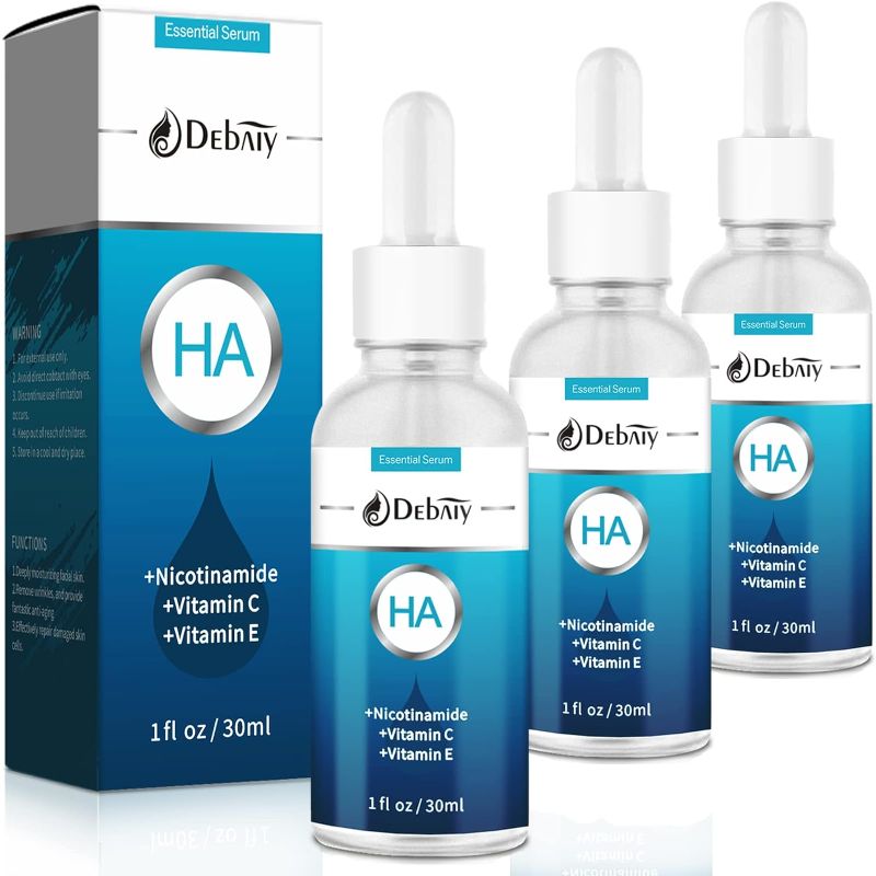 Photo 1 of 3 Pack Hyaluronic Acid Serum for Face Anti Aging Serum (1Fl.Oz/30ml)