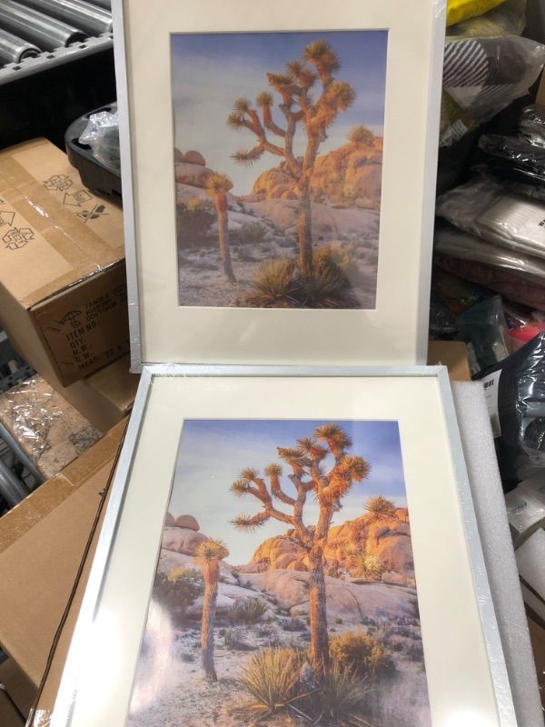 Photo 1 of 11X14 ALUMINUM FRAME SILVER 2 PCS 