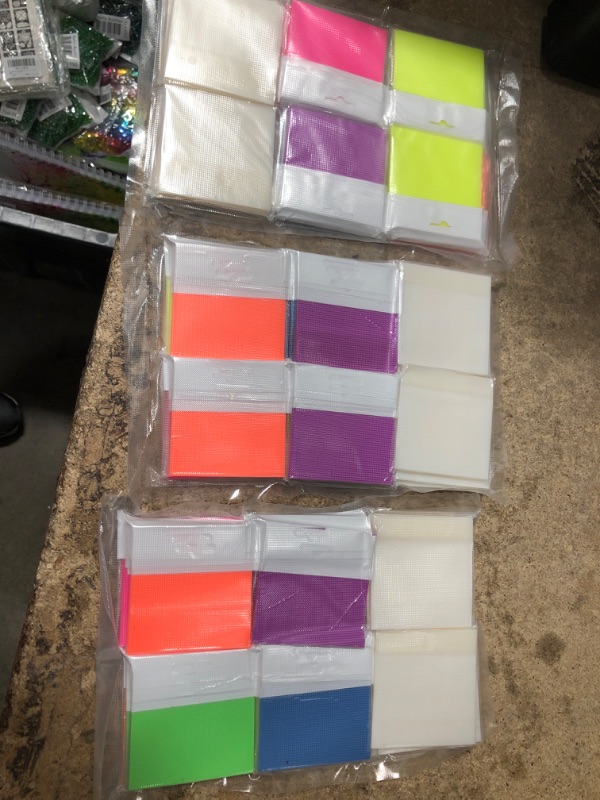 Photo 2 of 900 Sheets 18 Pieces Transparent Sticky Notes Pads, 3 x 3 Inches Translucent Colored Clear Stickies Notes Waterproof Self Adhesive See Through Memo Sticky Pads, School Office Supplies (Fresh Color) Blue,green,pink,transparent,white--- 3 ITEMS 