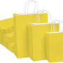 Photo 1 of 36 PK YELLOW GIFT BAGS SMALL MED LARGE 