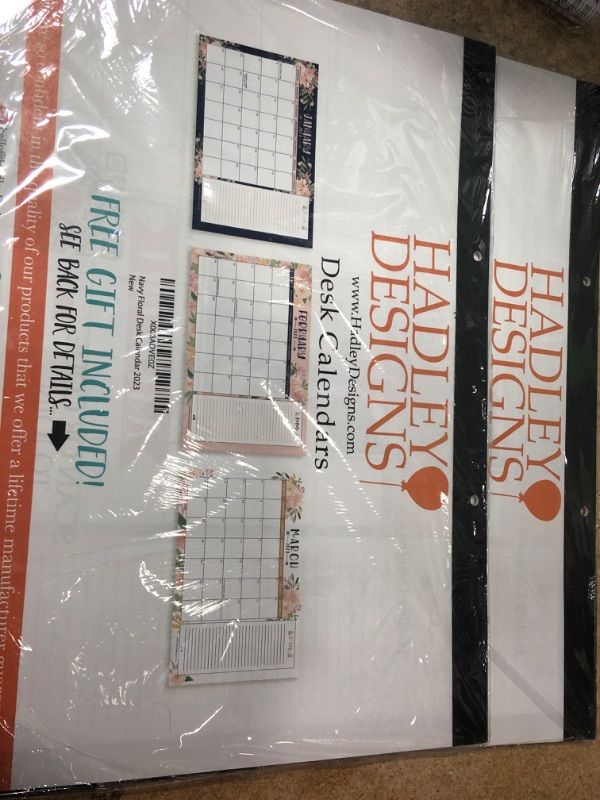 Photo 1 of HADLEY DESIGNS DESK CALENDERS-- 2 ITEMS  