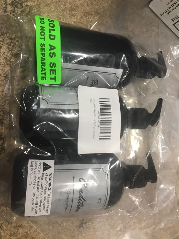 Photo 1 of 16 FL OZ REFILLABLE SHAMPOO AND CONDITIONER BOTTLES